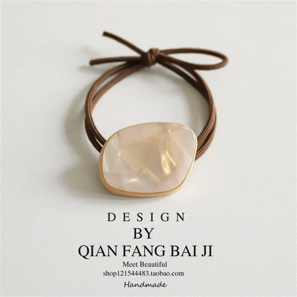 Color: Lavender - Fashion Simple Elastic Hair Band Women Temperament Scrunchies Hair Ties Ponytail Holder Gum Headwear Girls Hair Accessories