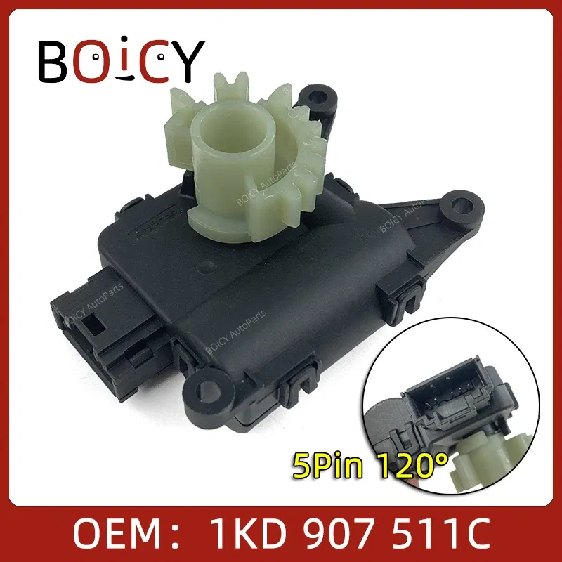 BOICY Air Conditioning Heater Flap Actuator Motor for Jetta Golf Passat Touran Caddy A3 Octivia 1KD907511C 1K0907511D 1K1907511A