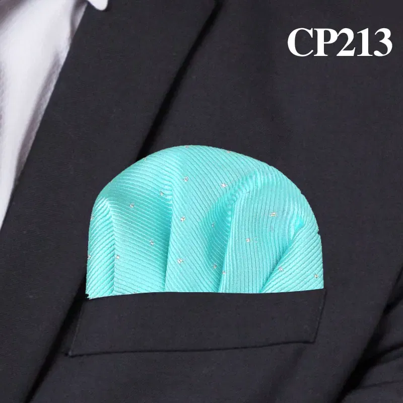 Color: Gold - Fashion Dots Suits Pocket Square For Men Business Chest Towel Hanky Gentlemen Hankies Classic Suit Napkin Mens Handkerchief