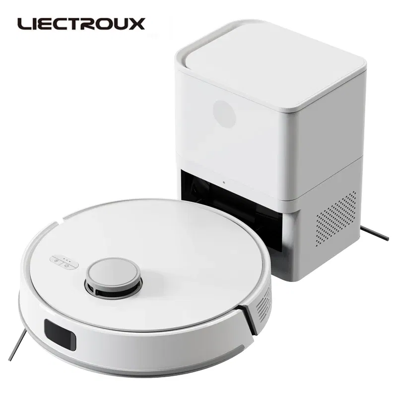 Color: WHITE, Ships From: CN - LDS Robot Vacuum Cleaner & Mop Liectroux M70 Pro,Wet Dry Cleaning,Self Empty,Multi-floor Map,6500Pa,Carpet Boost,Max.175Mins Run