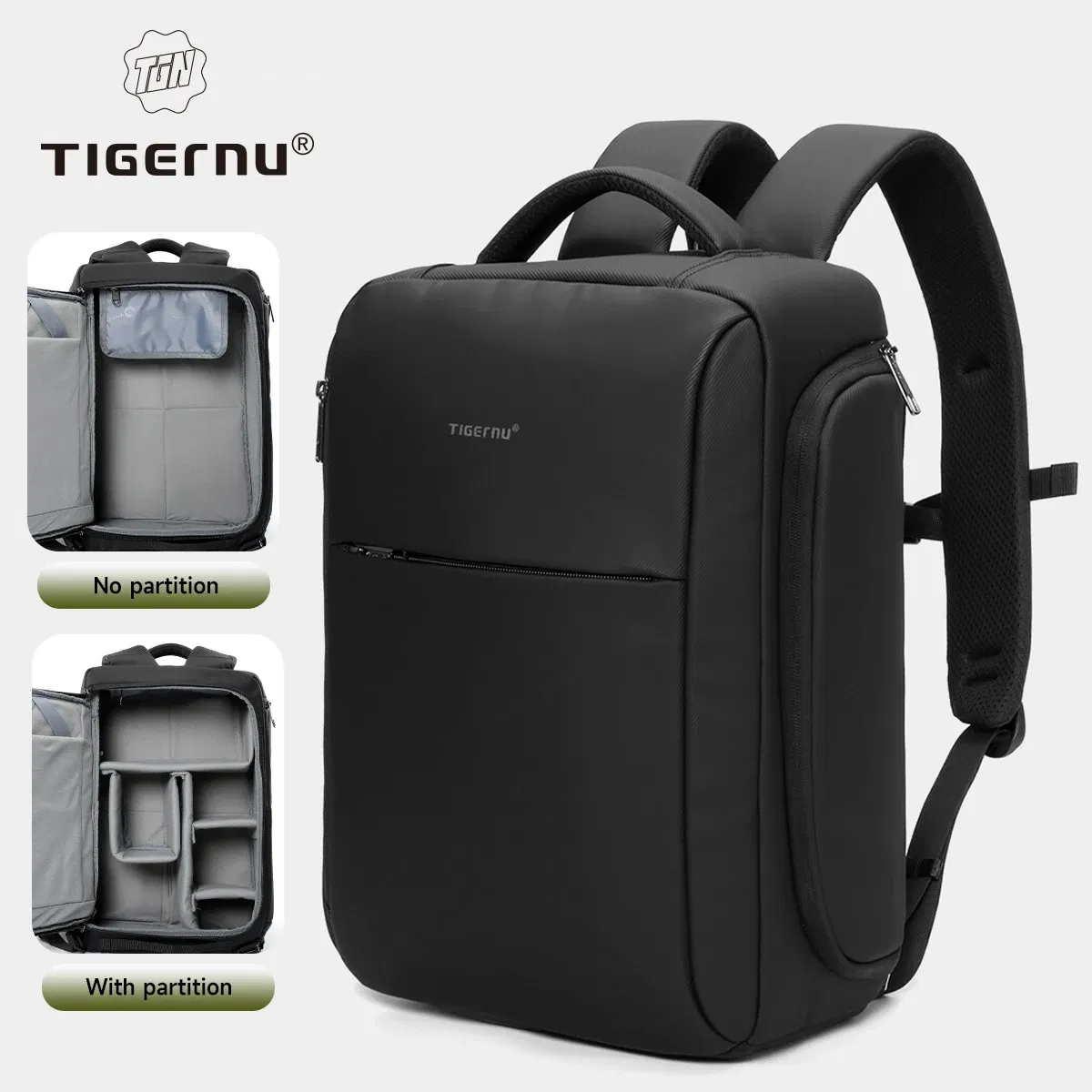 Tigernu Camera Backpack For Men Video Digital Bags For Photographers DSLR Camera Case Waterproof Backpack Camera 14inch Laptop