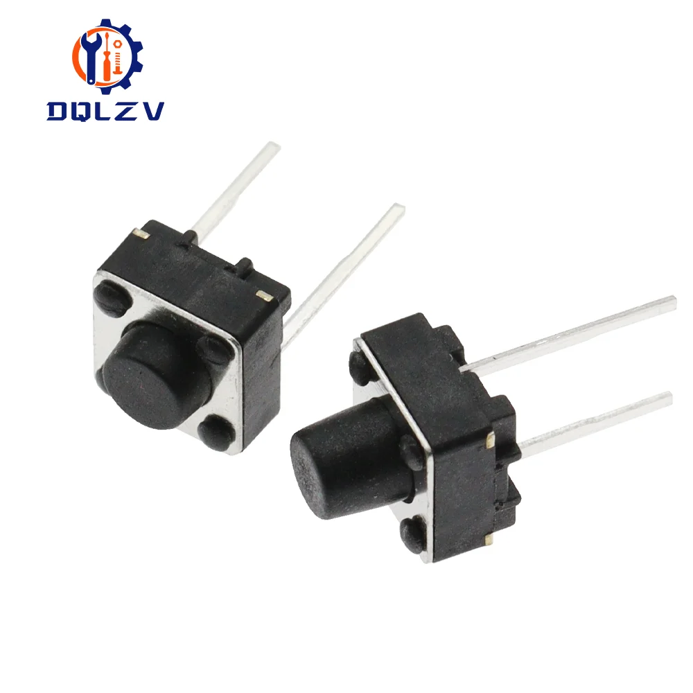 Color: Blue, Size: 4XL - Tact Push Button Switch 12V Copper 2PIN DIP2 SMD Micro Switch 6X6X5 4.3 5 5.5 6 7 8 9 10 11 12 13 15MM TV Toys home use Button