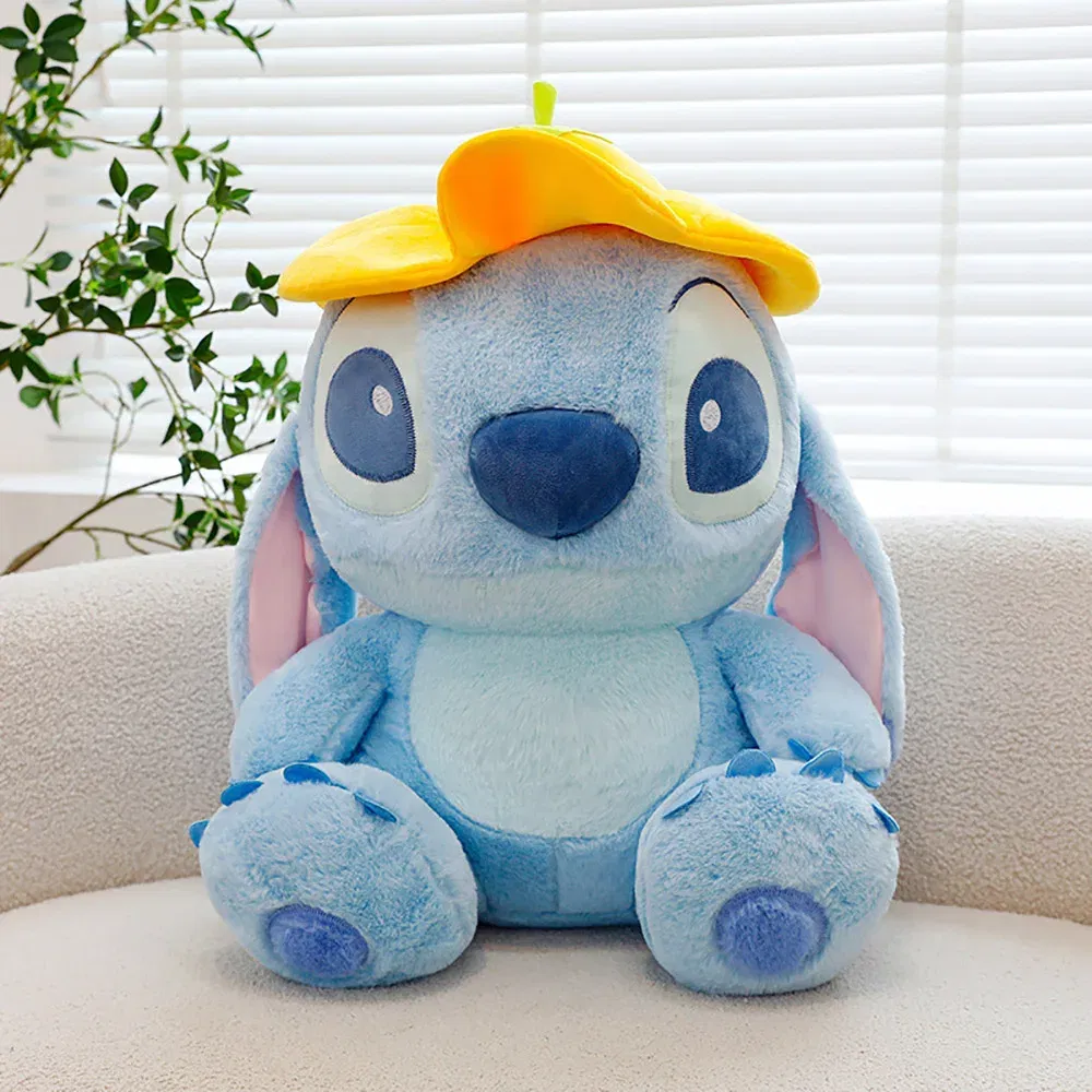 Color: Orange - Lilo&Stitch Cute Cartoon Dolls Toys Kawaii Anime Soft Stuffed Dolls Pillow Appease Toys Birthday Gift For Boys Girls