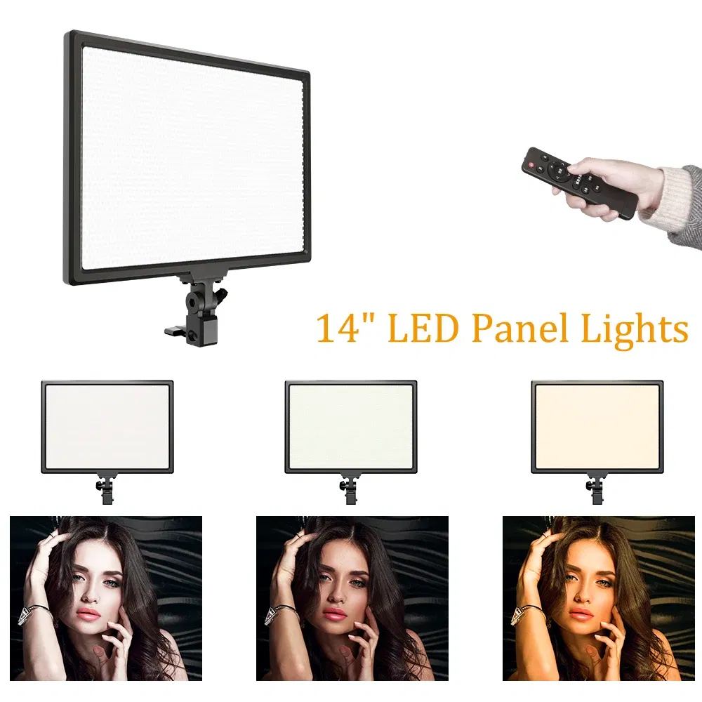 Color: PURPLE, Ships From: CHINA - 14'' LED Video Light Photography Selfie Dimmable Panel Lighting Photo Studio Live Stream Fill Lamp Three Color With Tripod Stand