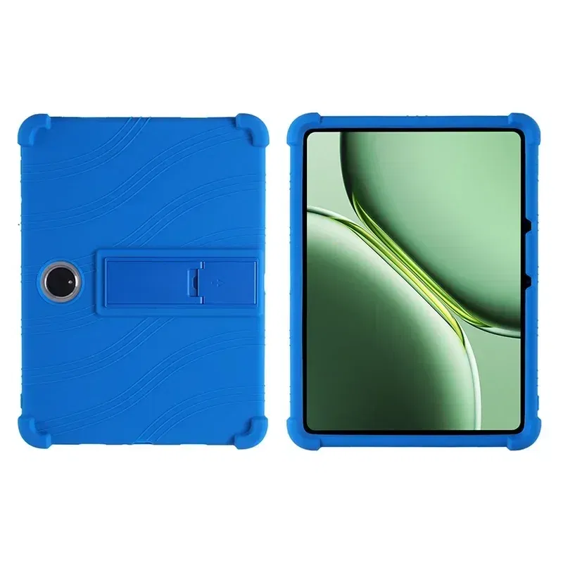 Color: Blue, Size: eleven - Case for TCL Tab 11 Gen 2 Android 14 Tablet 11" 9465X Tablet PC Soft Silicone Shockproof Cover with Rear Kickstand