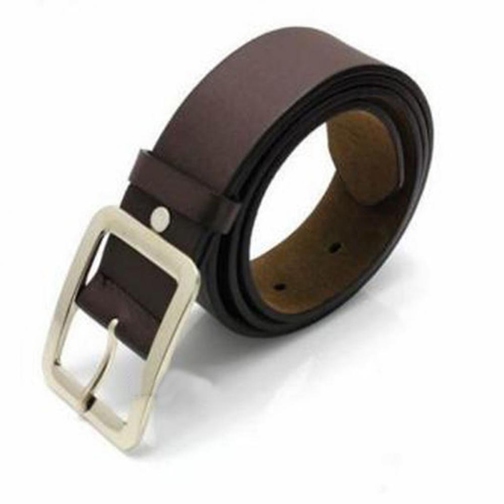 Color: WHITE - Business Men Luxury Belt Casual Pin Buckle Waist Strap Faux Leather Belt Waistband Clothes Accessory р?µм?µнь му?¶ской