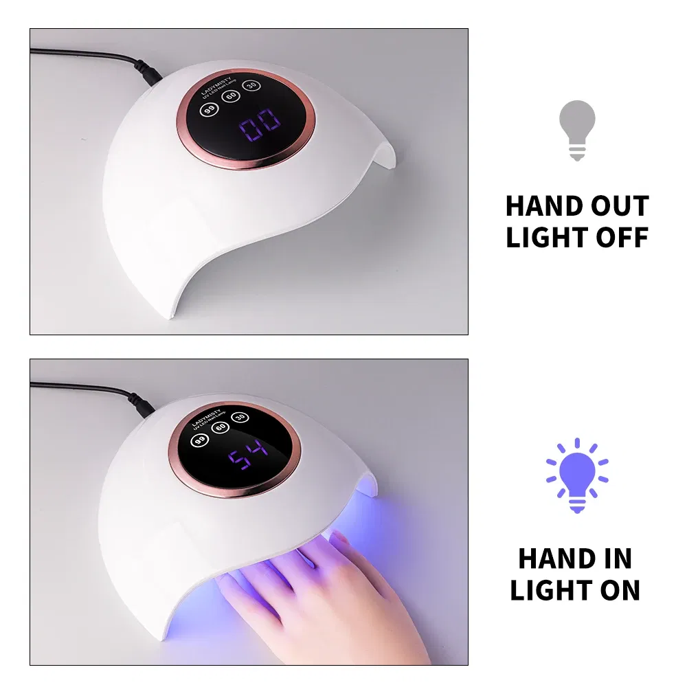 Nail Dryer Machine Portable USB Cable Home Use UV Light for Nails Drying Curing Manicure Varnish with 12pcs Beads UV LED Lamp