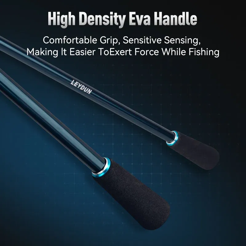 LEYDUN SHARKRY  Boat Tip Run Rod Pattern Squid Fishing Rod ML Soild Tip Ultra Light Carbon Reel seat FUJI Guide Spinning Rods