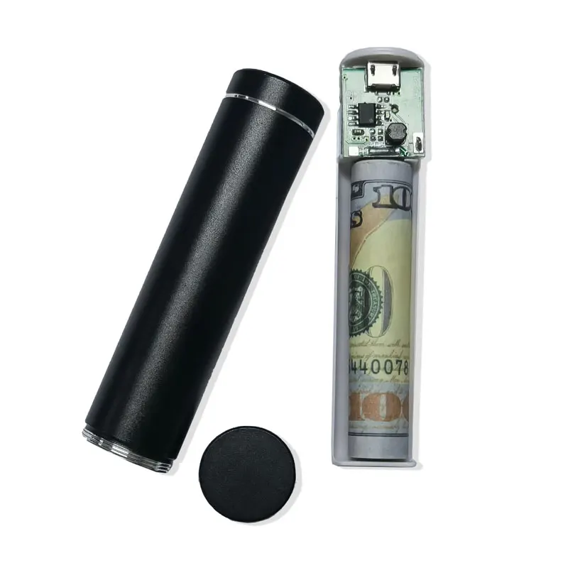 Color: Blue - Fake Charger Station Power Bank Portable Pocket Diversion Secret Stash Safes Storage Compartment Container Cans Hiding Items