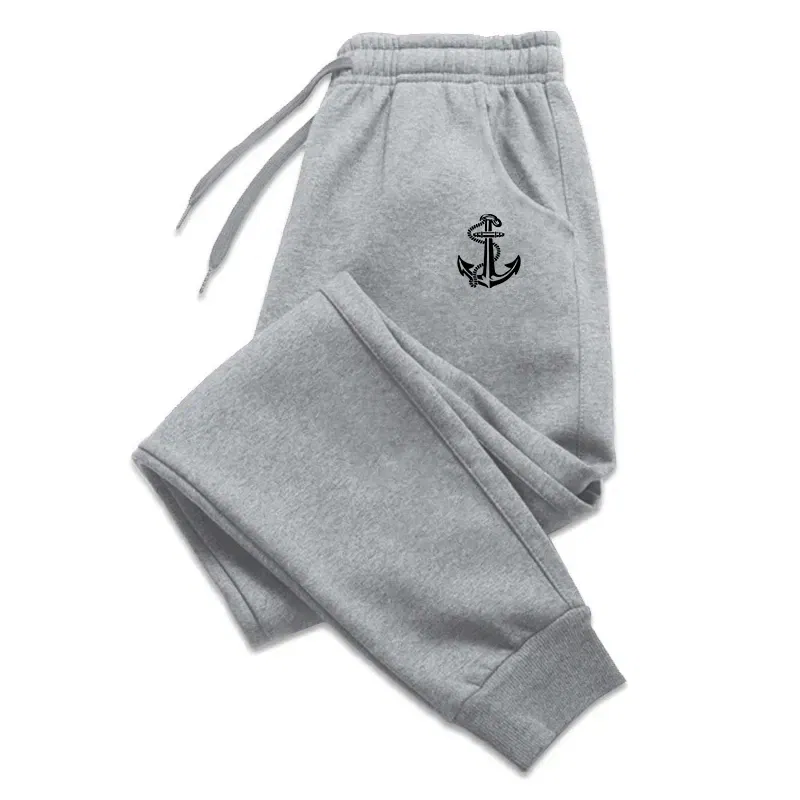Color: GRAY, Size: S - Autumn And Winter Men Pants New In Men's Clothing Casual Trousers Sport Jogging Tracksuits Sweatpants Harajuku Streetwear Pants