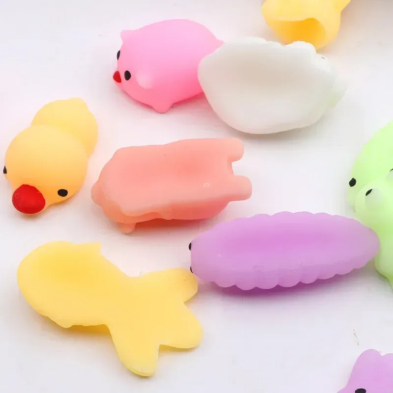 10Pc Kawaii Mochi Squishies Animal Squishy Toys Antistress Ball Squeeze for Kids Birthday Party Favors Pinata Fillers Goodie Bag