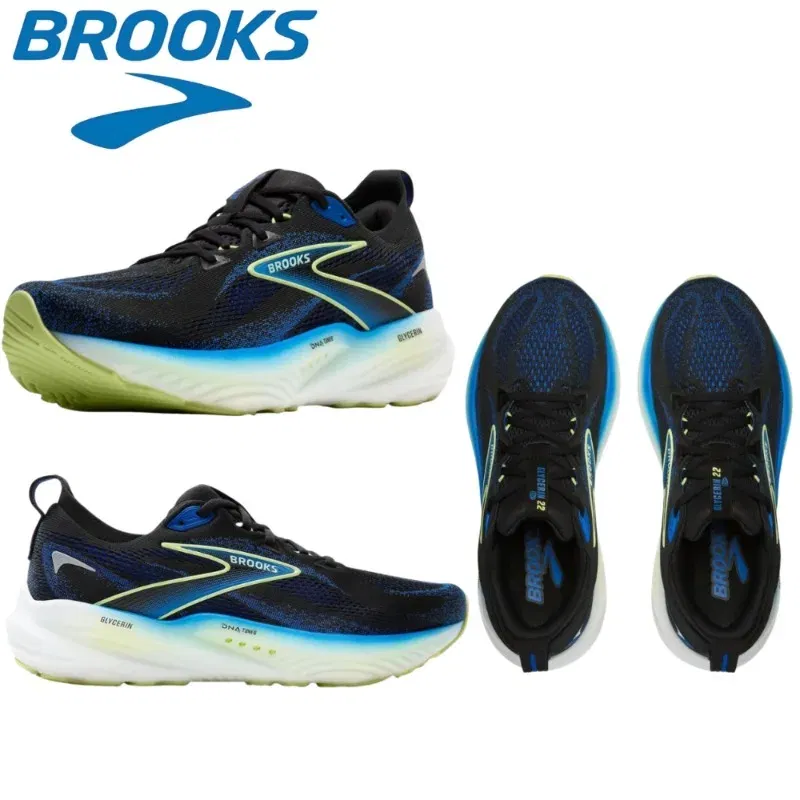 Color: Blue, Shoe Size: 40 - Brooks 2025New Men?™s Glycerin 22 Neutral Running Shoe