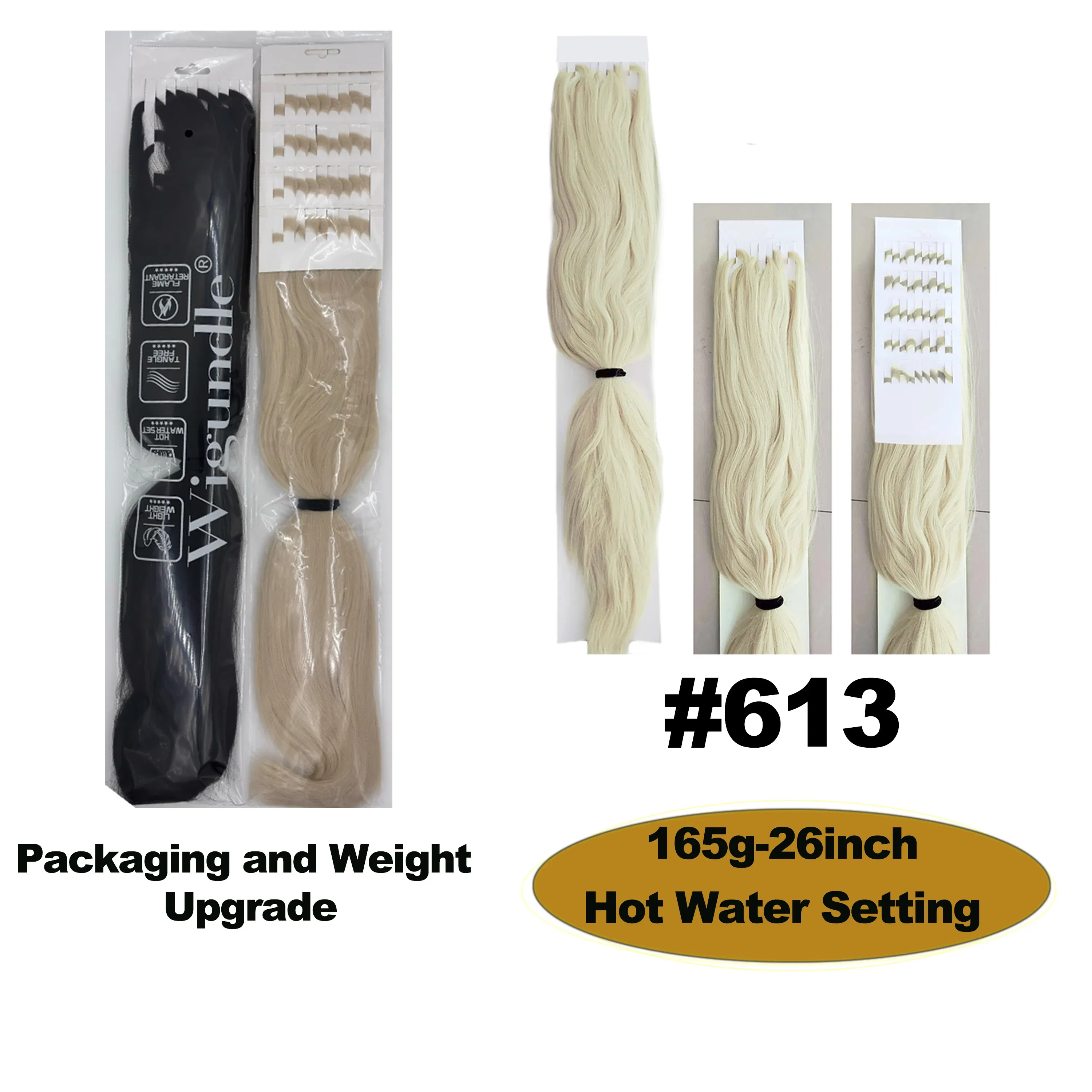 Color: #60, Stretched Length: 26inches, Bulk Buy: 1Pcs/Lot - Kanekalon 26inch Hot Water Set Pre Stretched Jumbo Braiding Hair Box Twist Braids Synthetic Hair Extensions For Women Soft Yaki