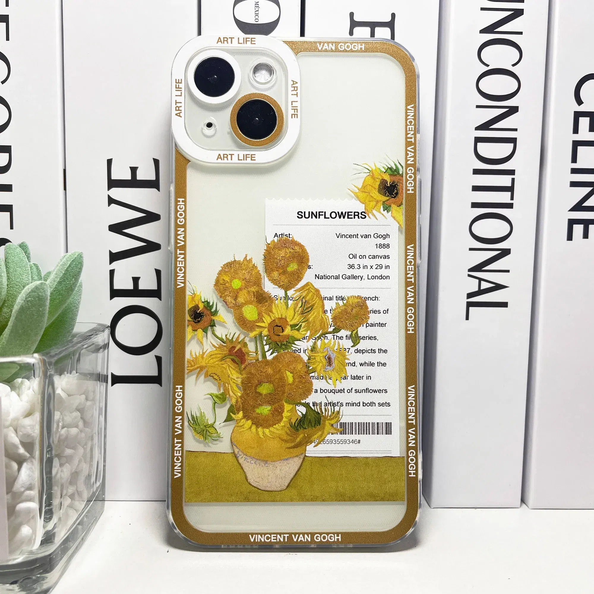 Color: Clear, Material: Microfiber - Van Gogh Sunflowers The Starry Night Art Aesthetic Phone Case For Samsung Galaxy S10 S20 S21 S22 S23 S24 FE Plus Ultra Note 20