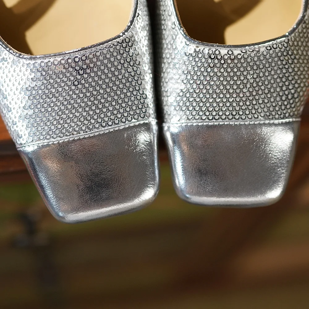 Color: black, Shoe Size: 37 - 【JOCHEBED HU?‘Sexy Genuine Leather Square Toe Women Sandals Thin High Heels Slingback Pumps Fashion Office Party Shoes 33-40