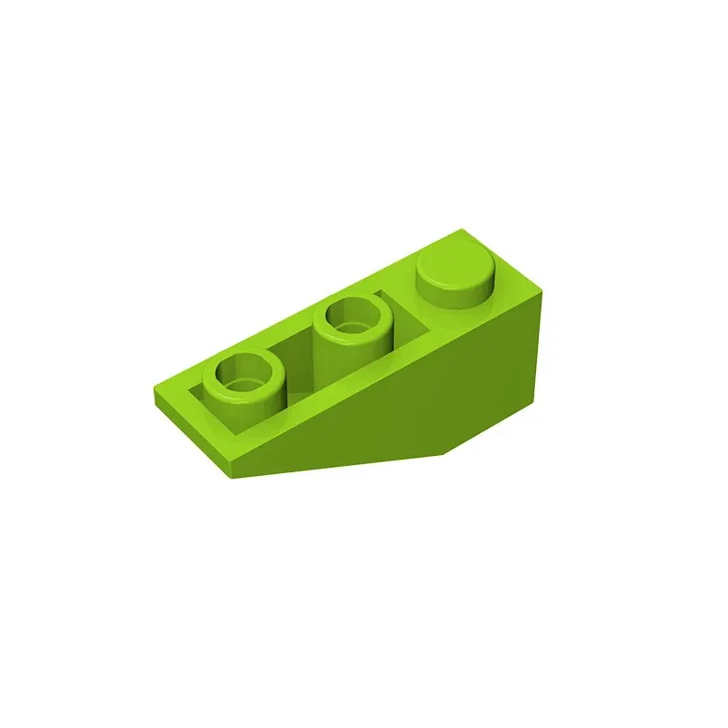 Color: WHITE - Gobricks GDS-596 Slope, Inverted 33 3 x 1 compatiblewith lego 4287 pieces of children's toys Assembles Building Blocks Technical