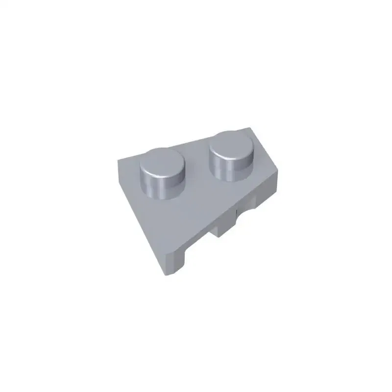 Color: Dark Grey - Gobricks 10PCS Parts Wedge, Plate 2 x 2 Left Compatible with 24307 pieces of children's toys Building Blocks Educatonal Techni