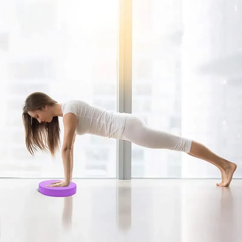 Color: Pink, Ships From: CHINA - Yoga Balance Pad Stability Cushion Foam Board Workout Exercise Trainer Anti-Slip Comfortable Stability Training Balance