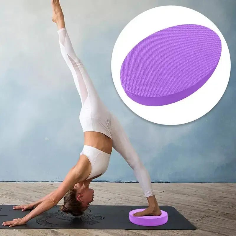 Color: Pink, Ships From: CHINA - Yoga Balance Pad Stability Cushion Foam Board Workout Exercise Trainer Anti-Slip Comfortable Stability Training Balance