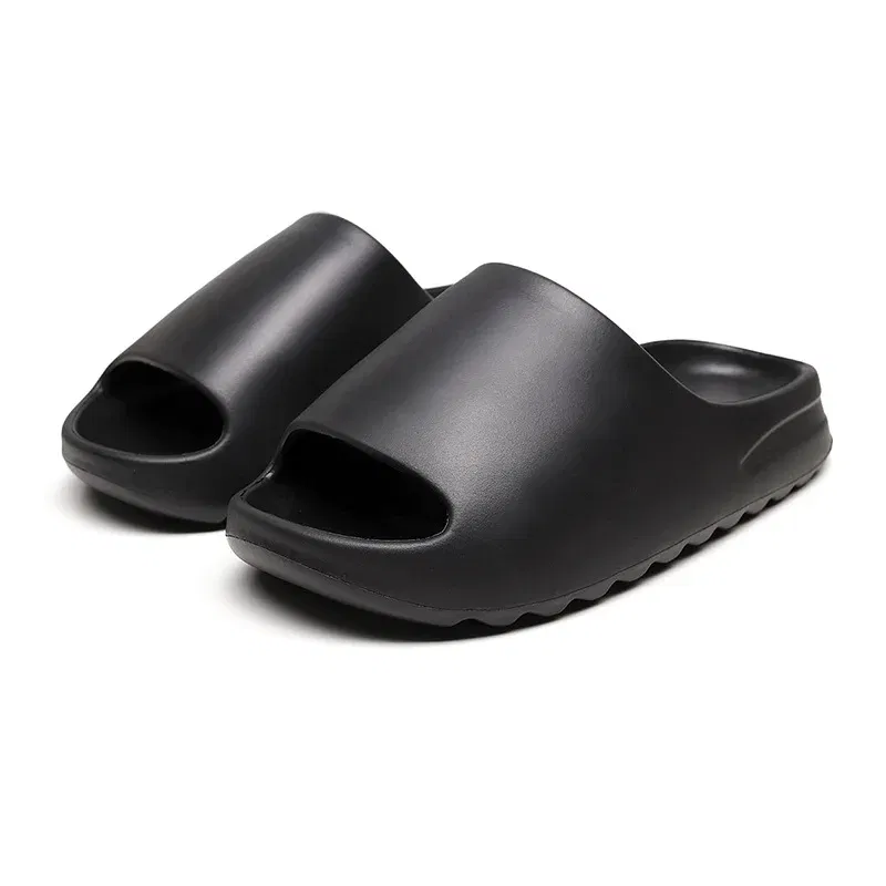 Color: SKY BLUE, Shoe Size: 42-43, Ships From: CHINA - Pallene 2025 New Men's Slippers Thick-sole Comfortable Men Sandals Non-slip Soft Sole Bathroom Slides Concise Light Men Slides