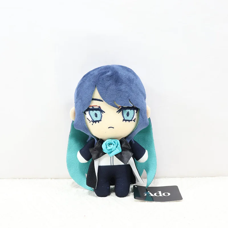Color: WHITE - 16cm New Ado Hibana Plush Toy Ado Merch Plush Singer Goods Ado Accessories Plushies Doll Singer Ado Stuffed Animal Soft Toy Gift