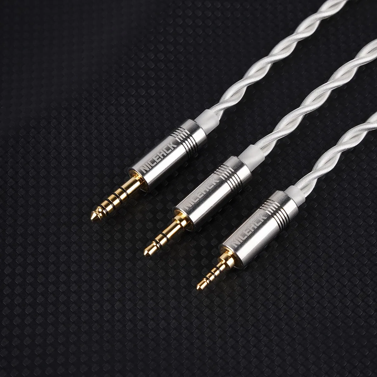 Color: Deep Yellow - NiceHCK SnowCat HiFi Cable 6N OCC+6N Silver Plated OCC Earphone Wire 3.5/2.5/4.4 MMCX/2Pin/QDC for Kima Galileo Aria FH11 HOLA