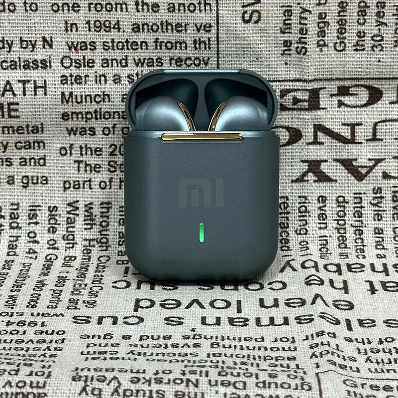Color: green - Xiaomi J18 Wireless Bluetooth Headphones in-ear HiFI Stereo with Mic Bluetooth Touch Waterproof Noise Cancelling Multi-Earphones