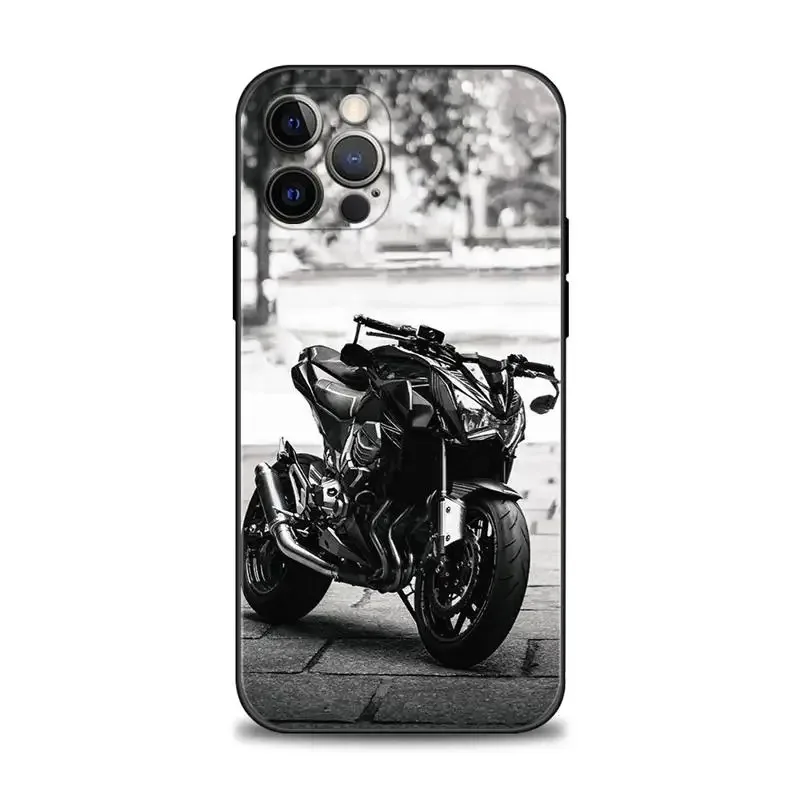 Color: SKY BLUE, Material: Denim - Moto Cross Motorcycle Sports Phone Case For iPhone 16 15 14 13 12 11 Pro Max XS X XR Plus Mini Luxury Black Soft Cover Funda