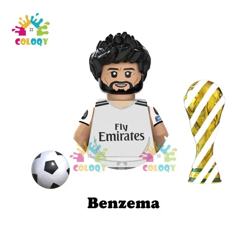 Color: Lime, Ships From: CHINA - Kids Toys World Famous Football Stars Building Blocks Sport Player Mini Action Figures Golden Cup Toys For Boys Christmas Gifts