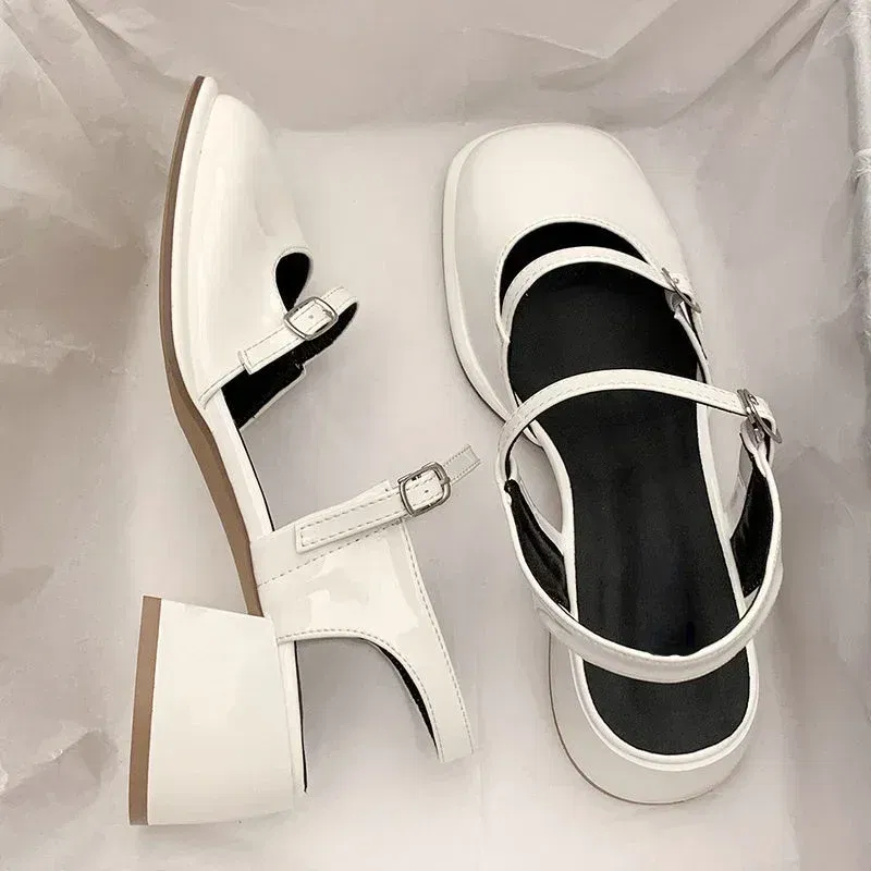 Color: Beige, Shoe Size: 37 - Non-slip Round Toe Sandals Ladies Casual 2023 Summer Hollow Beach Elegant Shoes Korean Fashion Party Shoes Design 2024