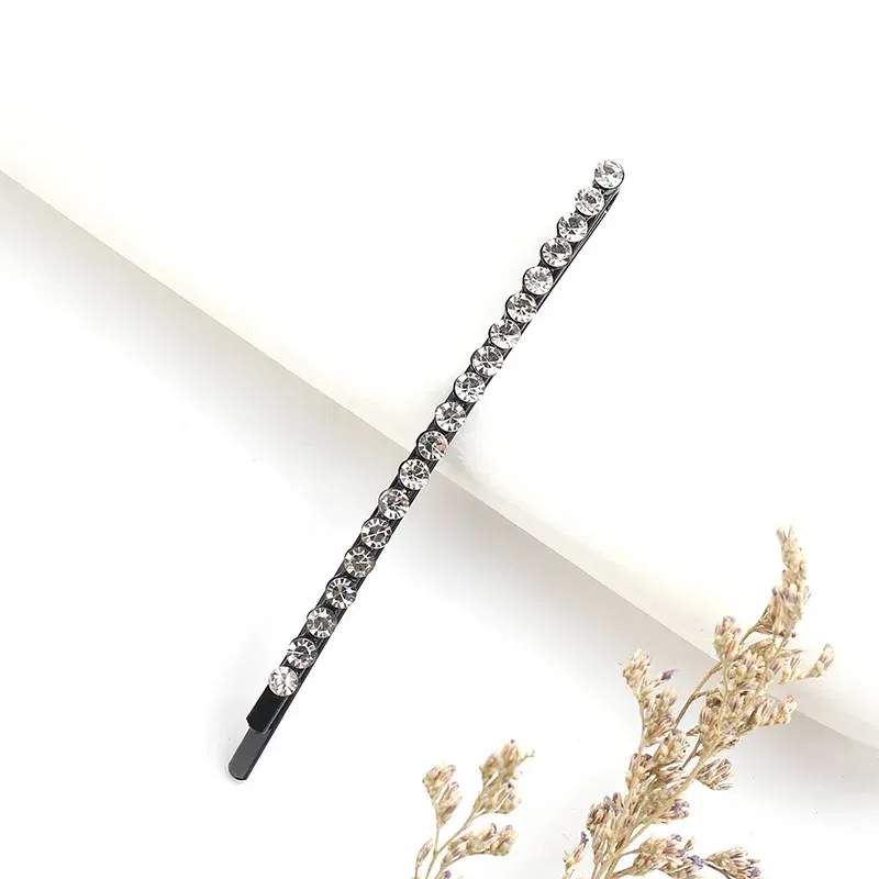 Color: khaki, Ships From: CHINA - 2020 New Elegant Rhinestone Hairpins Women Girls Hair Clips Pin Accessories Hair Ornaments Hairclip Hairgrip Barrettes Headdress