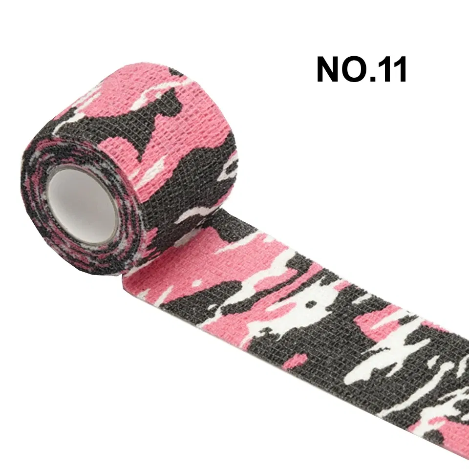 Color: VIOLET - 1pc Disposable Self-adhesive Flex Elastic Bandage Tape For Tattoo Handle Grip Tube Wrap Elbow Sport Stick Accessories 5*450cm