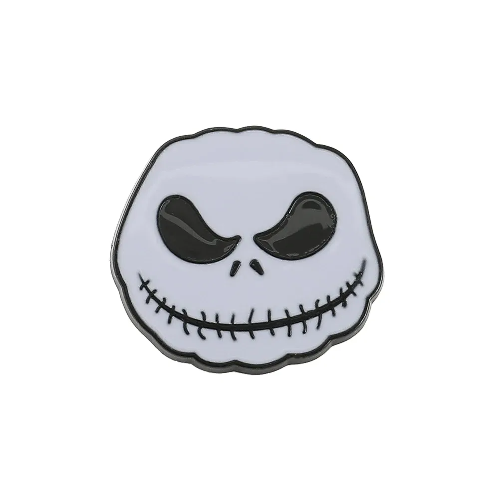 Metal color: RED, Ships From: CHINA - Disney The Nightmare Before Christmas Enamel Pin Cartoon Figure Sally Jack Skellington Metal Badge Brooch Kawaii Accessories