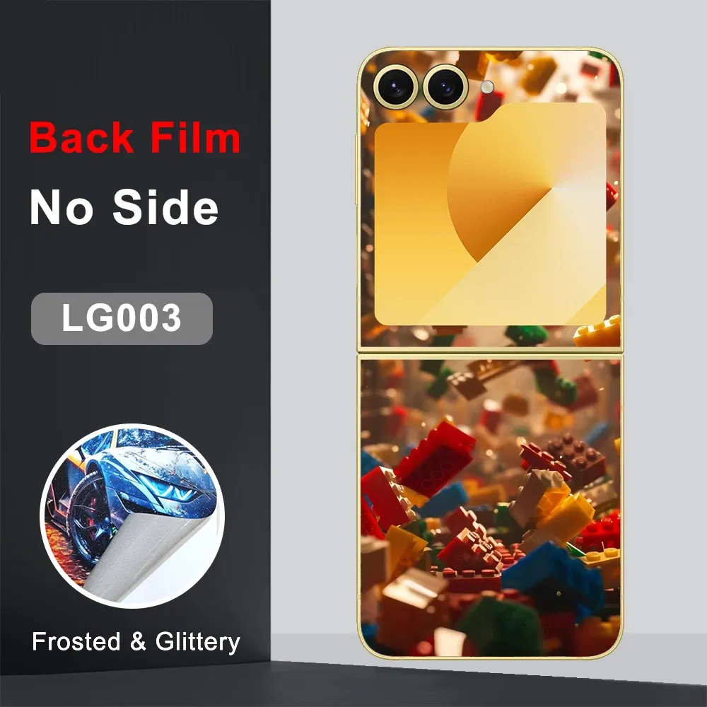 Color: Dark Grey, Bundle: Bundle 19 - CASEKiTTY Skin For Galaxy Z Flip 5 Back Film Samsung Z Flip 6 Sticker Flip 4 3 Protective Decal Wrap Back Cover Screen Protector