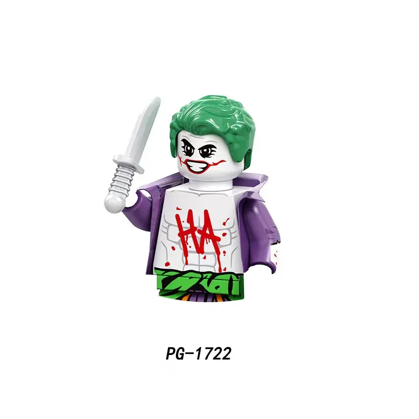 Color: Gold - Marvel Blocks Brick Hero Batman Joker Superman Catwoman Mini Figure Building blocks Hot Toy Children's party gift