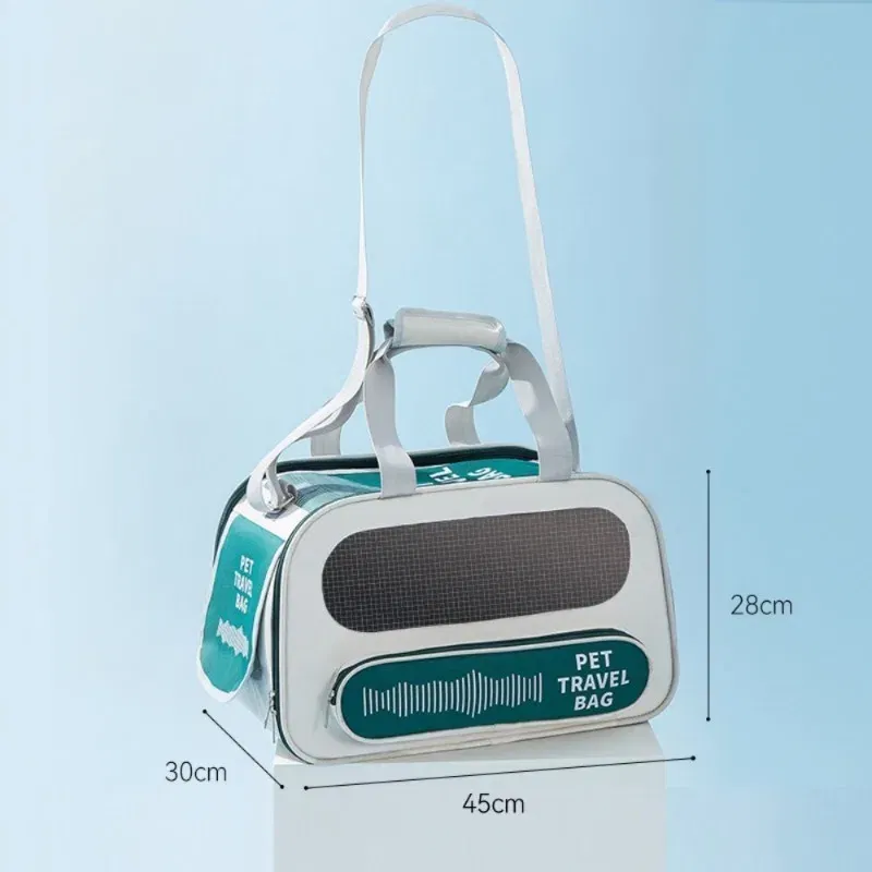 Color: Black - Pet carrier cat breathable pet backpack outdoor cat bag camping kitten bag