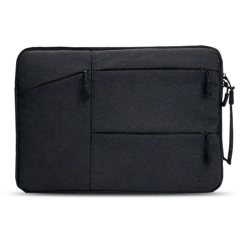 Color: Navy Blue, Size: 12" - Laptop Handbag Sleeve Case 12 13 14 15 16 inch For HP DELL Notebook Bag Carrying Bag Macbook Air Pro 15.4 15.6 Protective Cases