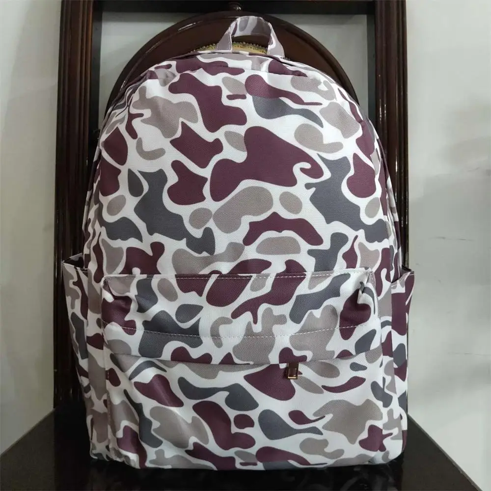 Color: Fluorescent Green - Wholesale Baby Boy Boy Girl Backpack Camo Daypack Toddler Children Outdoor Portable Kids School Bag