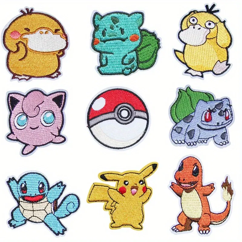 Color: Copper - Anime Game Cute Duck Patch for Clothing Cartoon Animals Badges Iron On Patches Sewing Fabric Patch Stripes Diy Patch Sticker