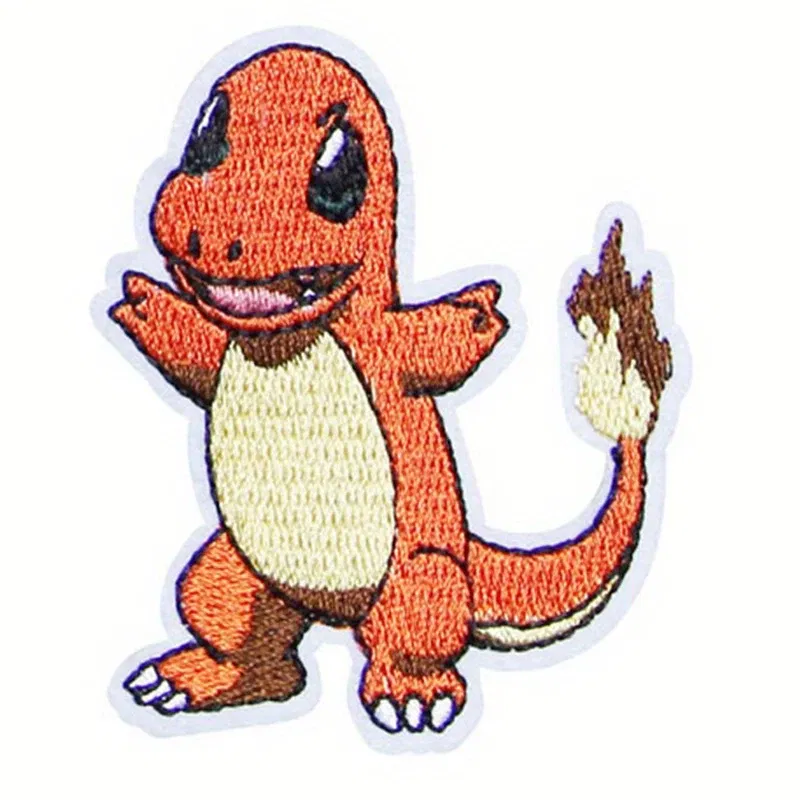 Color: Copper - Anime Game Cute Duck Patch for Clothing Cartoon Animals Badges Iron On Patches Sewing Fabric Patch Stripes Diy Patch Sticker