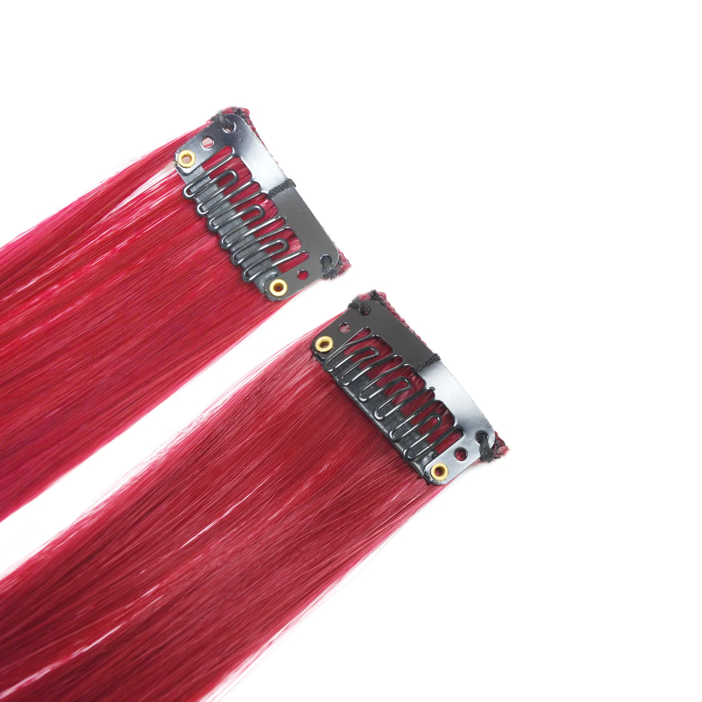 Color: T27/30/4, Stretched Length: 22inches - 22" Long 37 Colors Synthetic Straight Hairpieces Hair Extensions Anti-flaming Clip In One Piece Synthetic Hair Extension