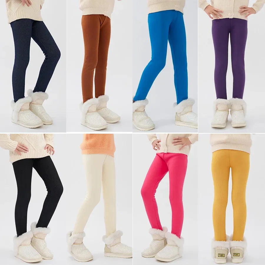 Color: black, Size: 80, Ships From: CHINA - SheeCute Girls Winter Warm Pants Kids Fleece Lined Leggings for 3-11 Years SCW7101