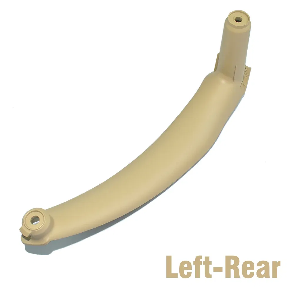 Color: GRAY - Right rudder driving Inner Door Handle For BMW E70 E71 E72 X5 X6 Panel Pull Trim Cover 5141-6969 401 5141 6969 402 Black Beige
