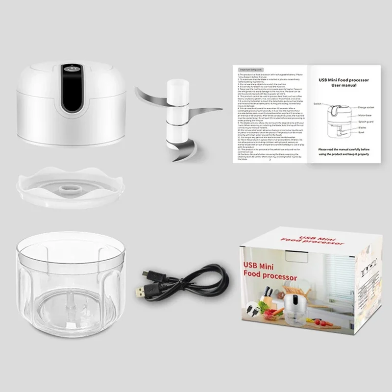 Color: black, Ships From: CHINA - Multifunctional Cooking Machine Automatic Meat Grinder Baby Supplementary Food Stirring Minced Garlic Minced Meat