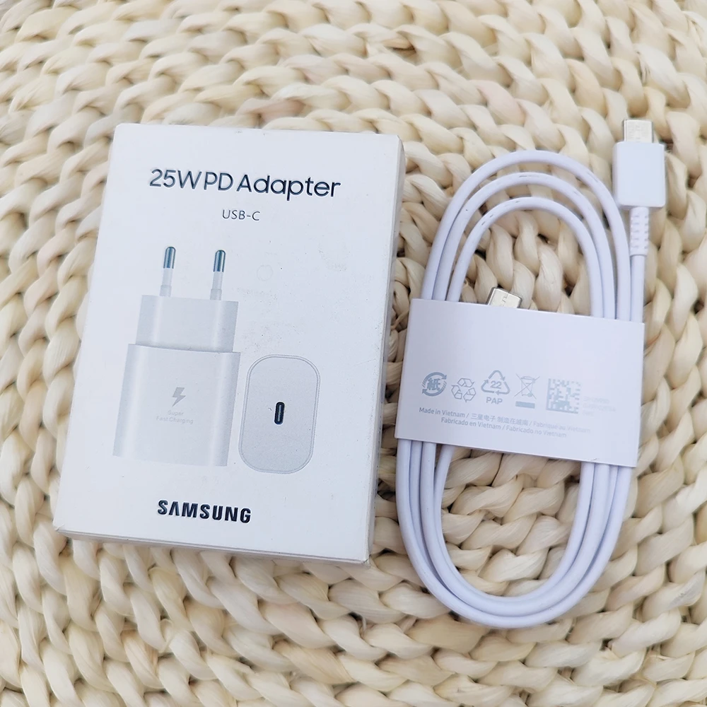 Plug Type: US - Samsung W25 Flip 5G 25W Super Fast Charger PD Usb Type C Adapter Cargador For SAMSUNG Galaxy S25 S24 Ultra Plus S23 FE A05S M54