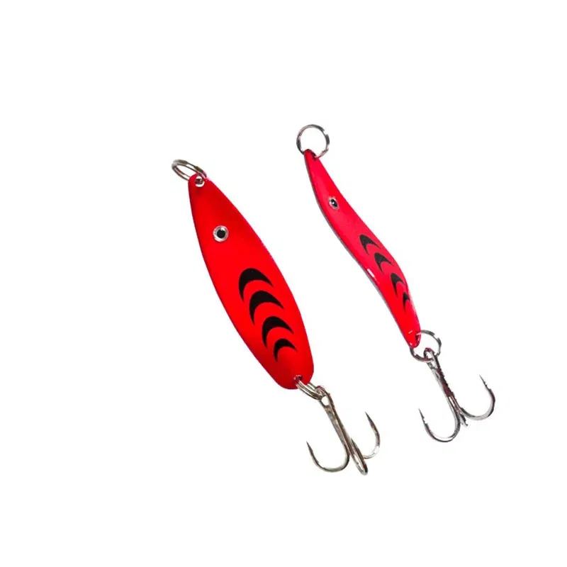 Color: WHITE - 1PCS Fishing Lures 7g Spoon spinner bait Wobblers Jig Lures pesca isca artificial VIB Sequins Hard Baits for Carp Fishing Tackle