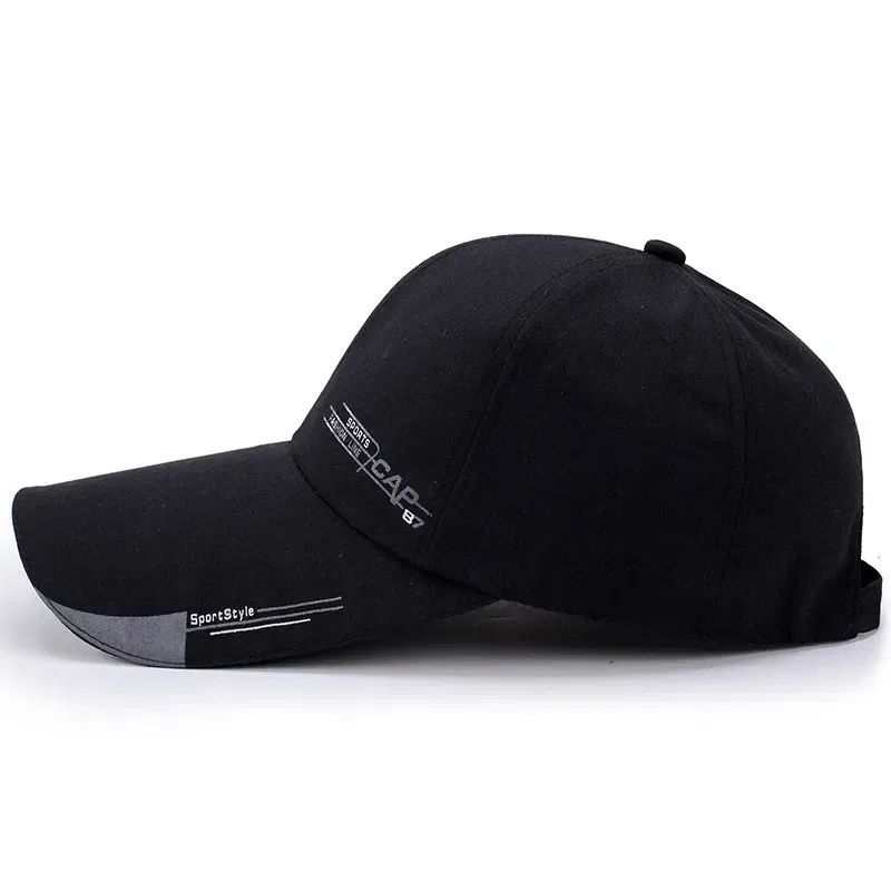 Color: Red - Baseball Cap Sun Visor Hat Waterproof Sport Duck Tongue Women Men Quick Dry Outdoor Baseball Cap Adjustable Sun Hat