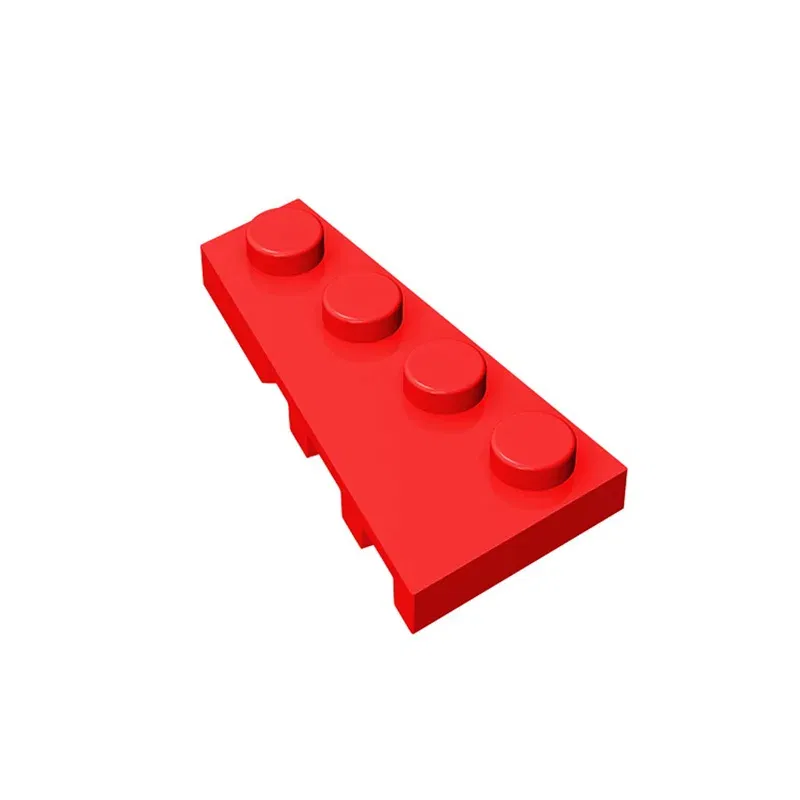 Color: Brown - BZB MOC 41770 2x4 Wedge Board (Left) High-tech Creative Technical Building Block Model Kids DIY Toy Brick Parts Best Gifts