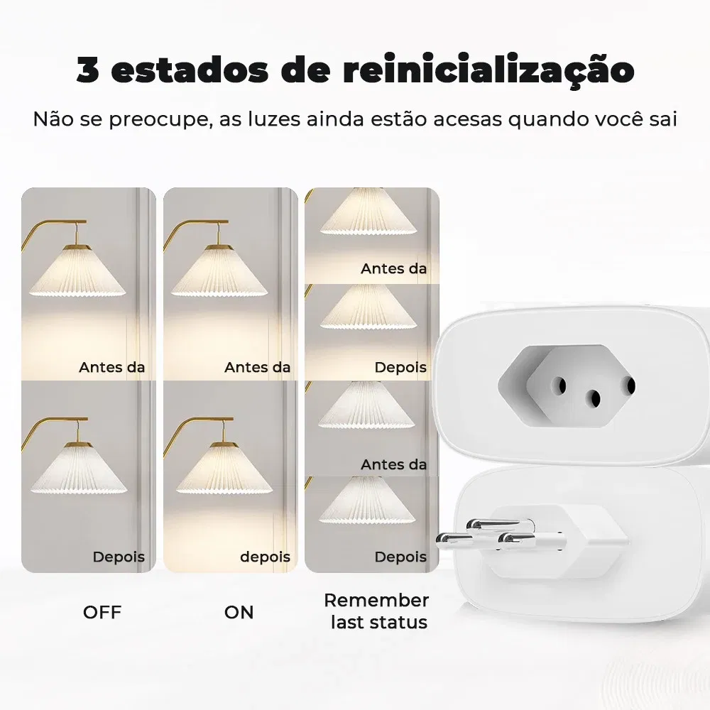 Color: Sky blue, Standard: UK Plug, Ships From: CHINA - Tuya Smart Plug WiFi/Zigbee 16A Brasil Version APP Power Monitor Socket Timing On/Off Voice Control Works With Alexa Google Home