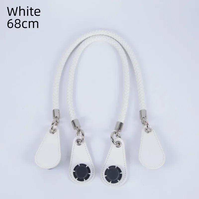Color: MULTI, Ships From: CHINA - 2025 Obag PU Woven braided leather Rope Handles strap belt for O Bag accessoires Tote Bag Women's Bag Accessories